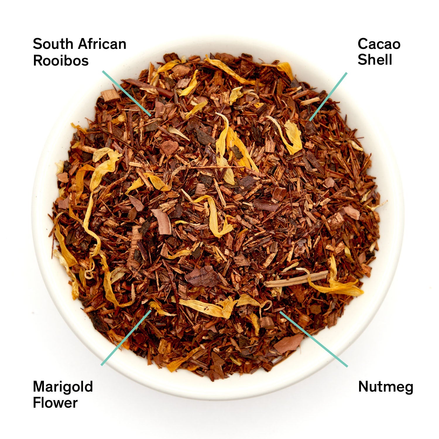 Silent Night chocolate nutmeg rooibos caffeine-free tea August Uncommon Made Brave