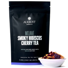 Hibiscus cherry pineapple and smoked black tea blend
