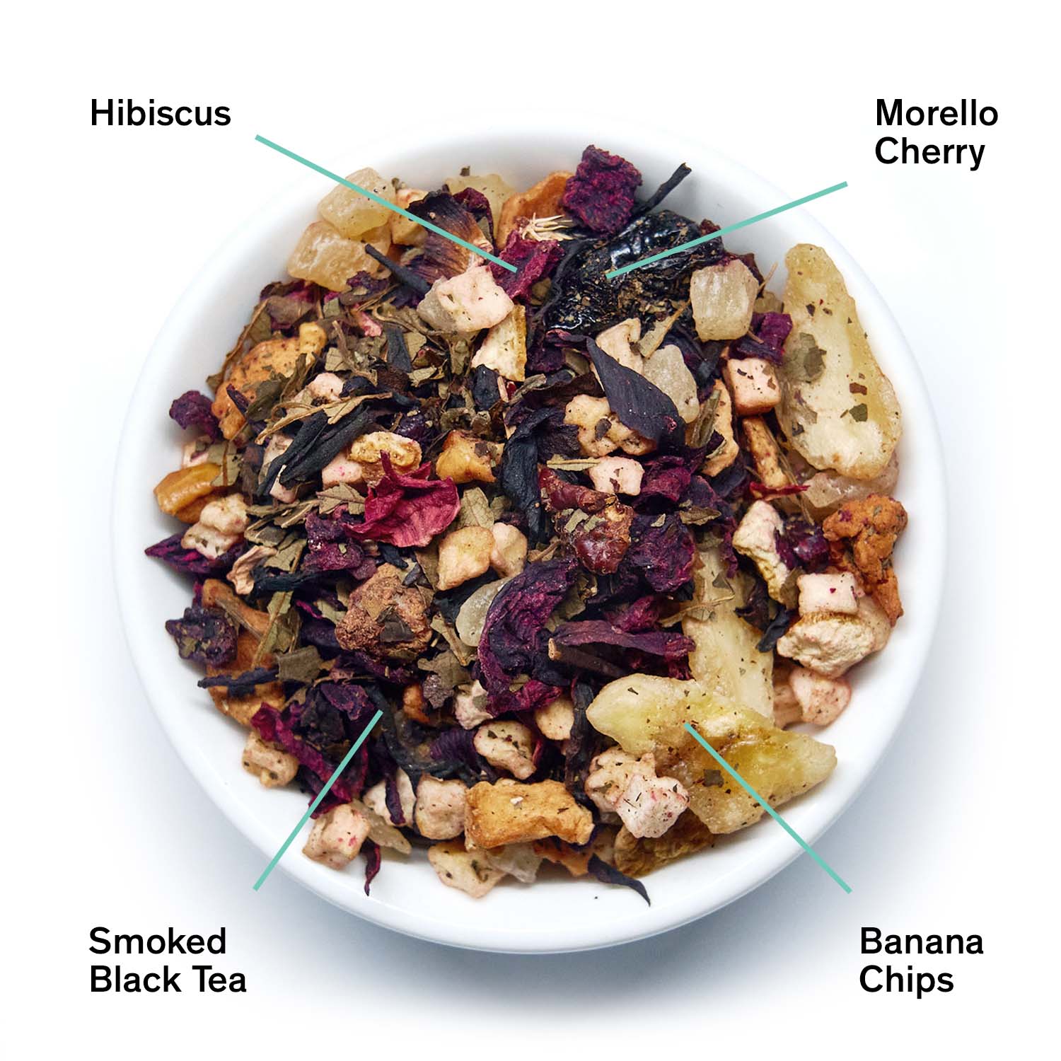 Mojave smoky hibiscus cherry tea very low caffeine August Uncommon Made Brave