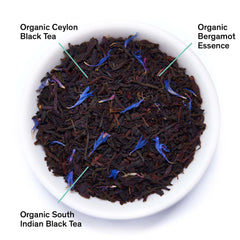 Earl Grey organic black tea loose leaf package