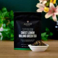 Superbloom citrus floral oolong green tea Made Brave coffee and tea