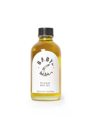Veranium bath oil bottle by Made Brave