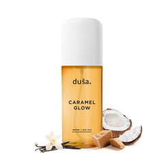 Caramel Glow perfume mist bottle by Made Brave