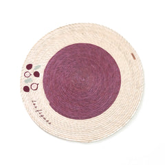 Palm Double Sided Placemat with Embroidery - Les Figues (Set of 2)
