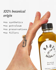 Veranium bath oil texture close-up by Made Brave