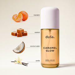 Caramel Glow ingredient list label by Made Brave