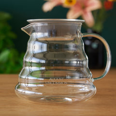 Clear heatproof glass teapot with food-grade silicone lid August Uncommon