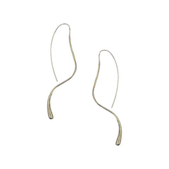 Maxi Wadi earrings in recycled brass with gold plating from Made Brave