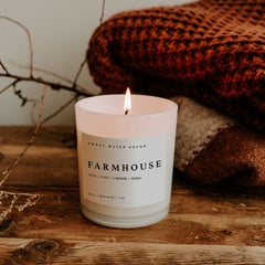 Farmhouse candle fragrance notes apple orange clove nutmeg