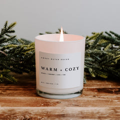 Warm and Cozy candle fragrance notes cinnamon cypress fir balsam