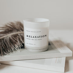 Eucalyptus peppermint spa candle with cedar patchouli vanilla base
