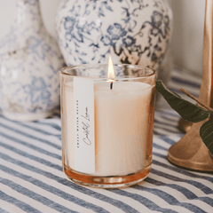 Coastal Lemon candle lemon zest bergamot sea salt fragrance notes 12 oz