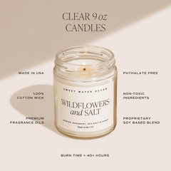Cinnamon Rolls soy candle 9 oz value graphic clean-burning Sweet Water Decor