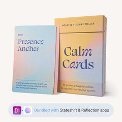 Calm Cards XL deck of 45 from Holstee for Made Brave