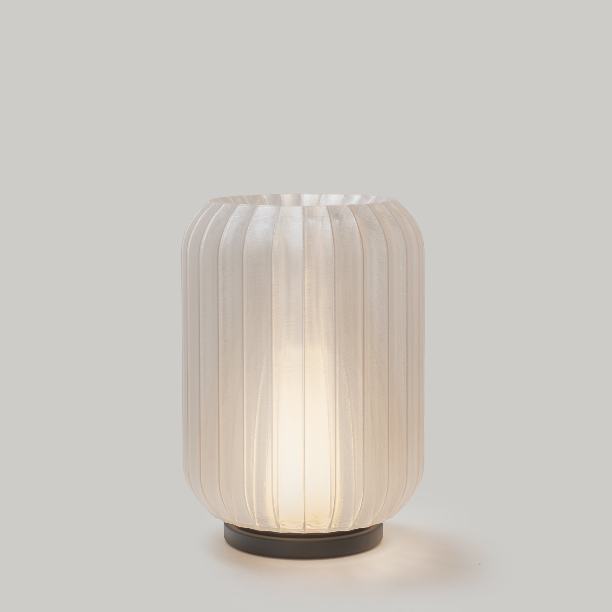 Cordless Mini Allium Lamp rechargeable sculptural lamp with inner layer Wooj Made Brave
