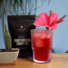 Mojave hibiscus cherry herbal tea package