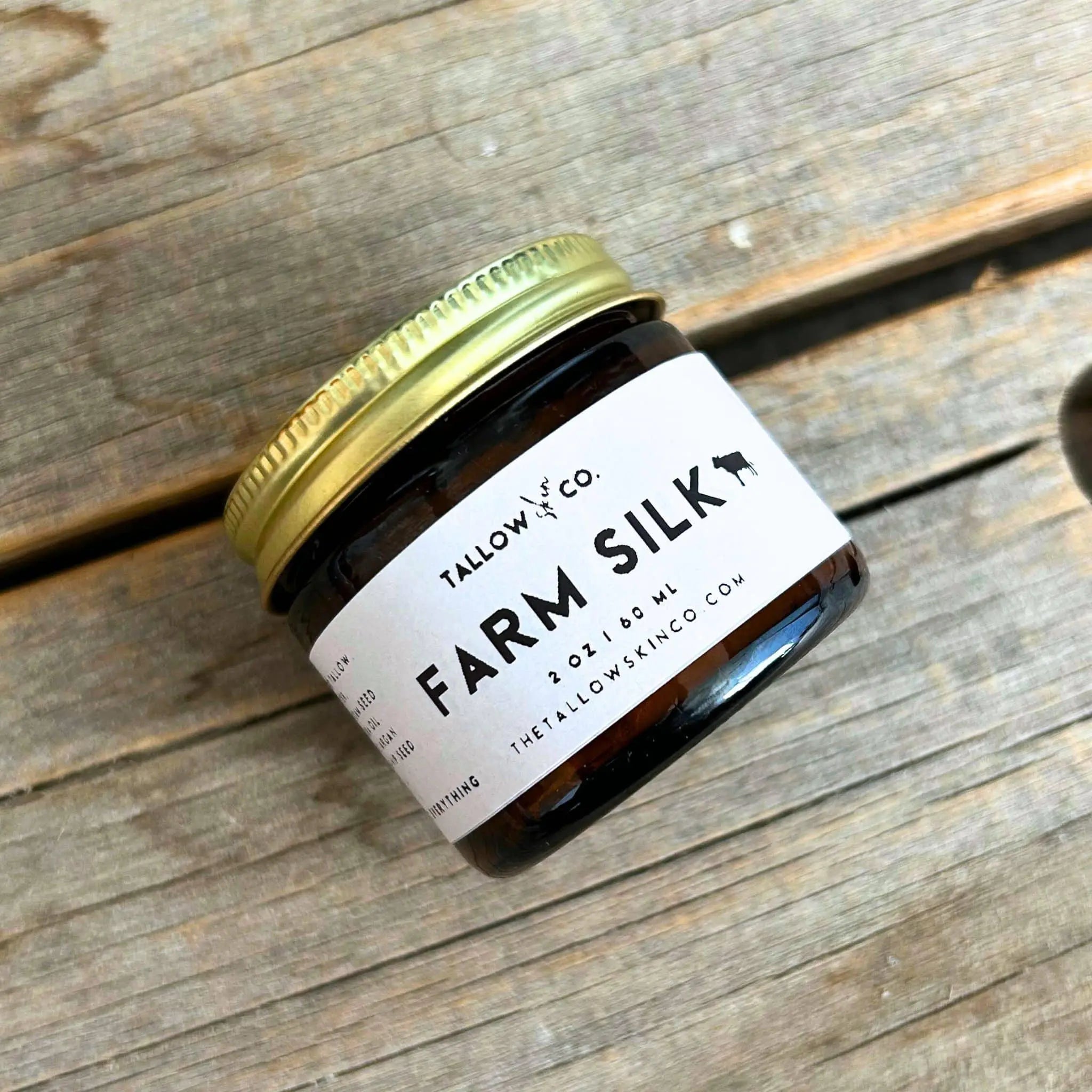 Farm Silk organic tallow moisturizer for sensitive skin Made Brave