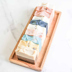 Farmhouse artisan tallow and goat milk soap collection 10 handmade bars Made Brave