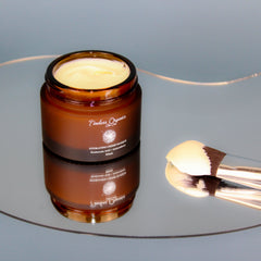 Deep Hydration Antioxidant Creme Masque applied to skin by Made Brave