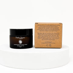 Vitamin E face cream texture lightweight hydrating organic aloe and shea butter