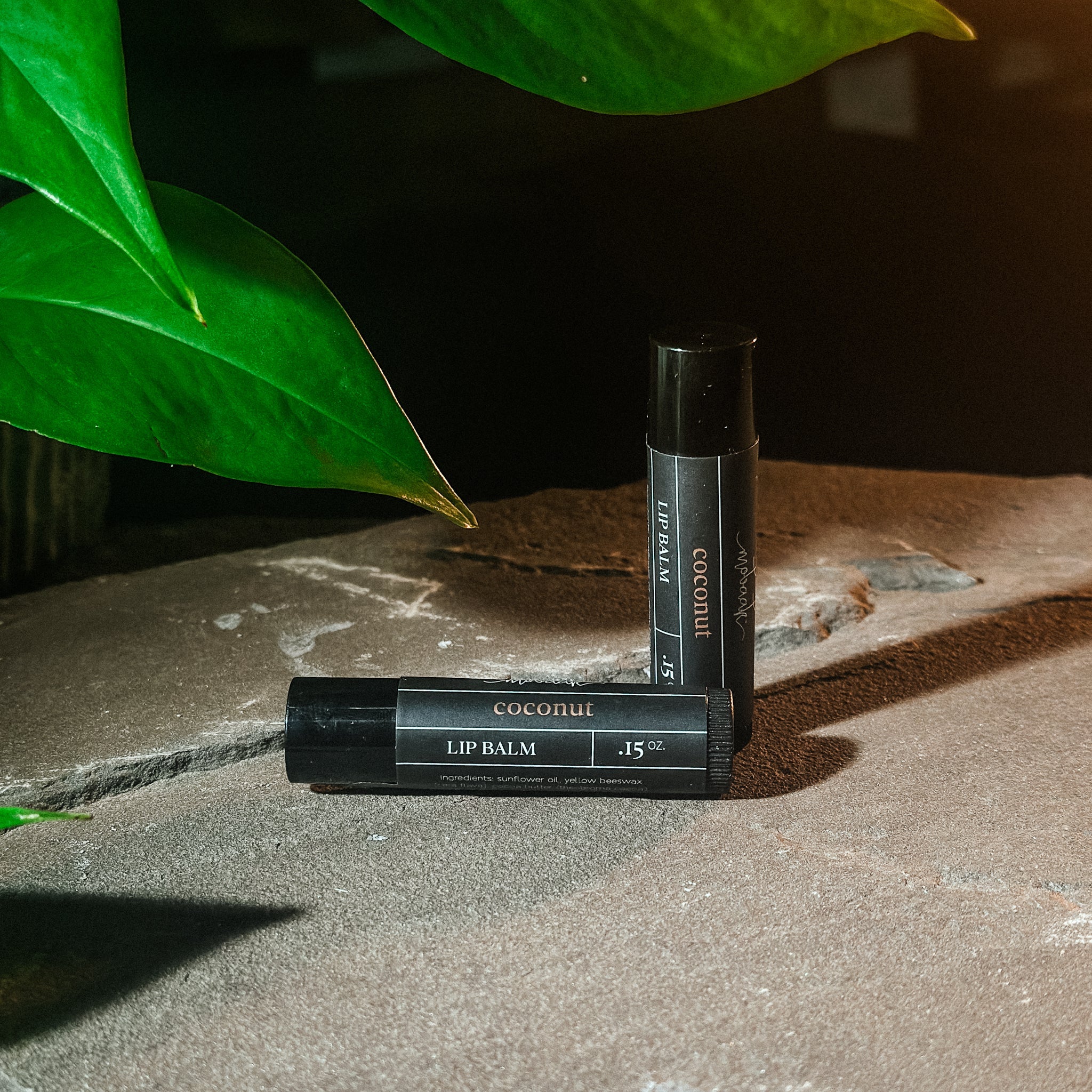 Coconut lip balm tube by Made Brave