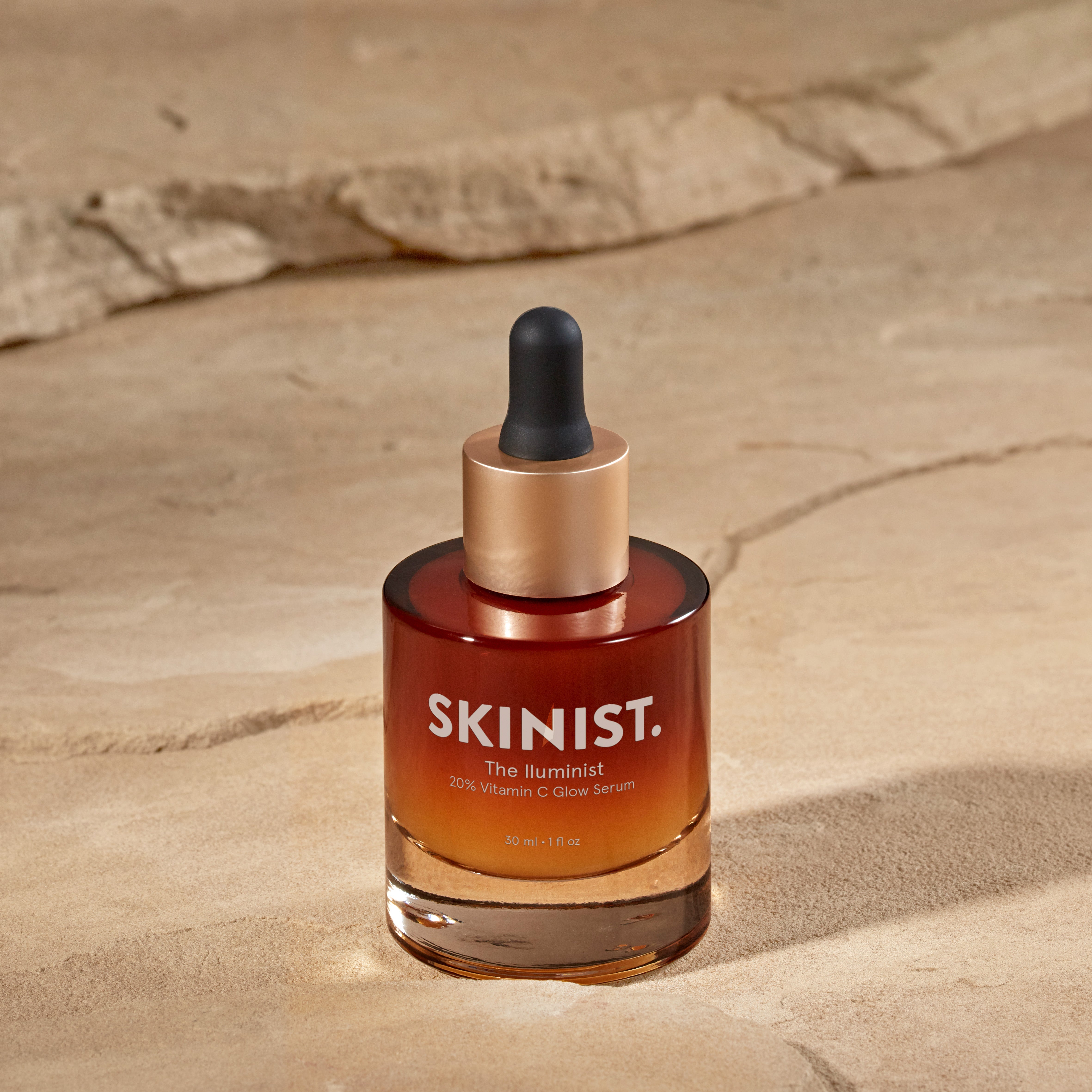 The Iluminist Vitamin C Restoration Serum bottle from SKINIST for Made Brave