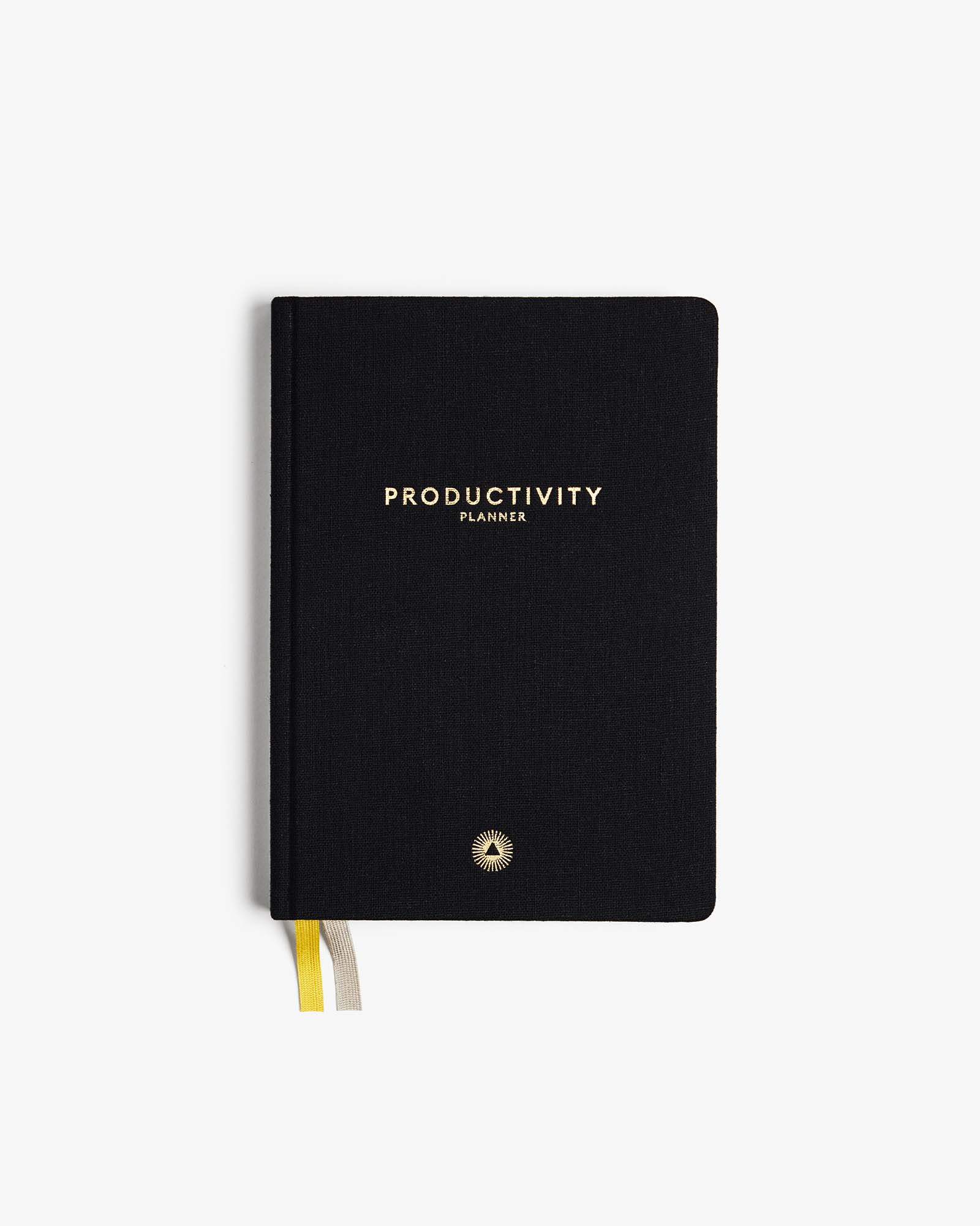 Productivity Planner in black, undated 90-day layout, from Intelligent Change for Made Brave