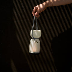Cordless Camp Lantern gourd inspired sculptural portable light Made Brave