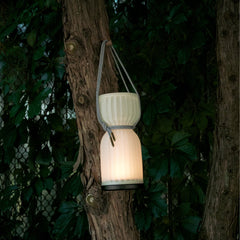Cordless Camp Lantern paracord sling handle hanging lamp Wooj Made Brave