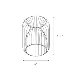 Mini Allium Lamp plug-in small bedside nightstand lamp Made Brave