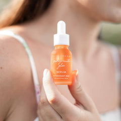 Pomegranate Glow antioxidant face serum from Pretty Farm Girl for Made Brave