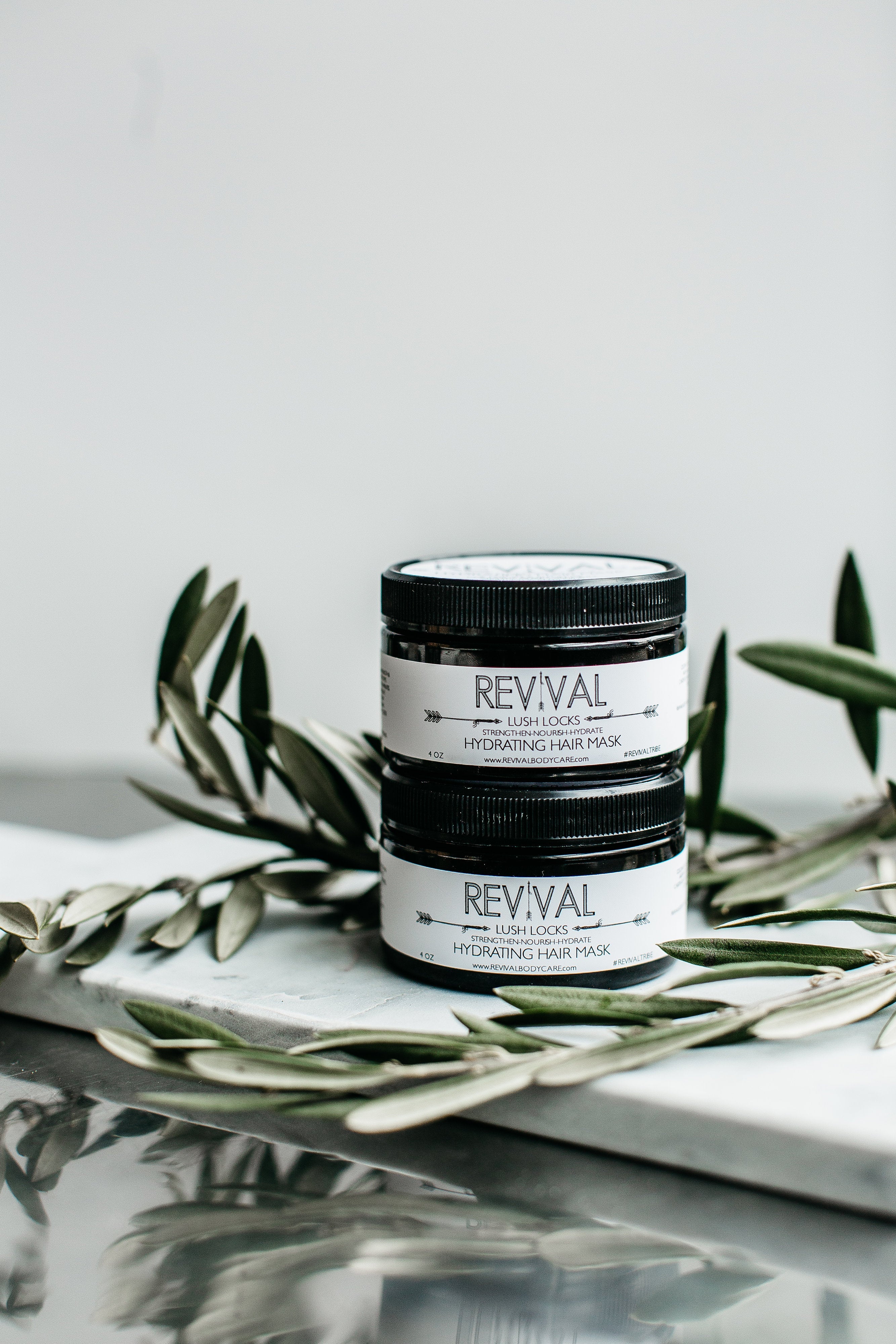 Lush Locks Hydrating Hair Mask jar by Made Brave