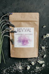 Lavender Grapeseed Body Scrub jar by Made Brave