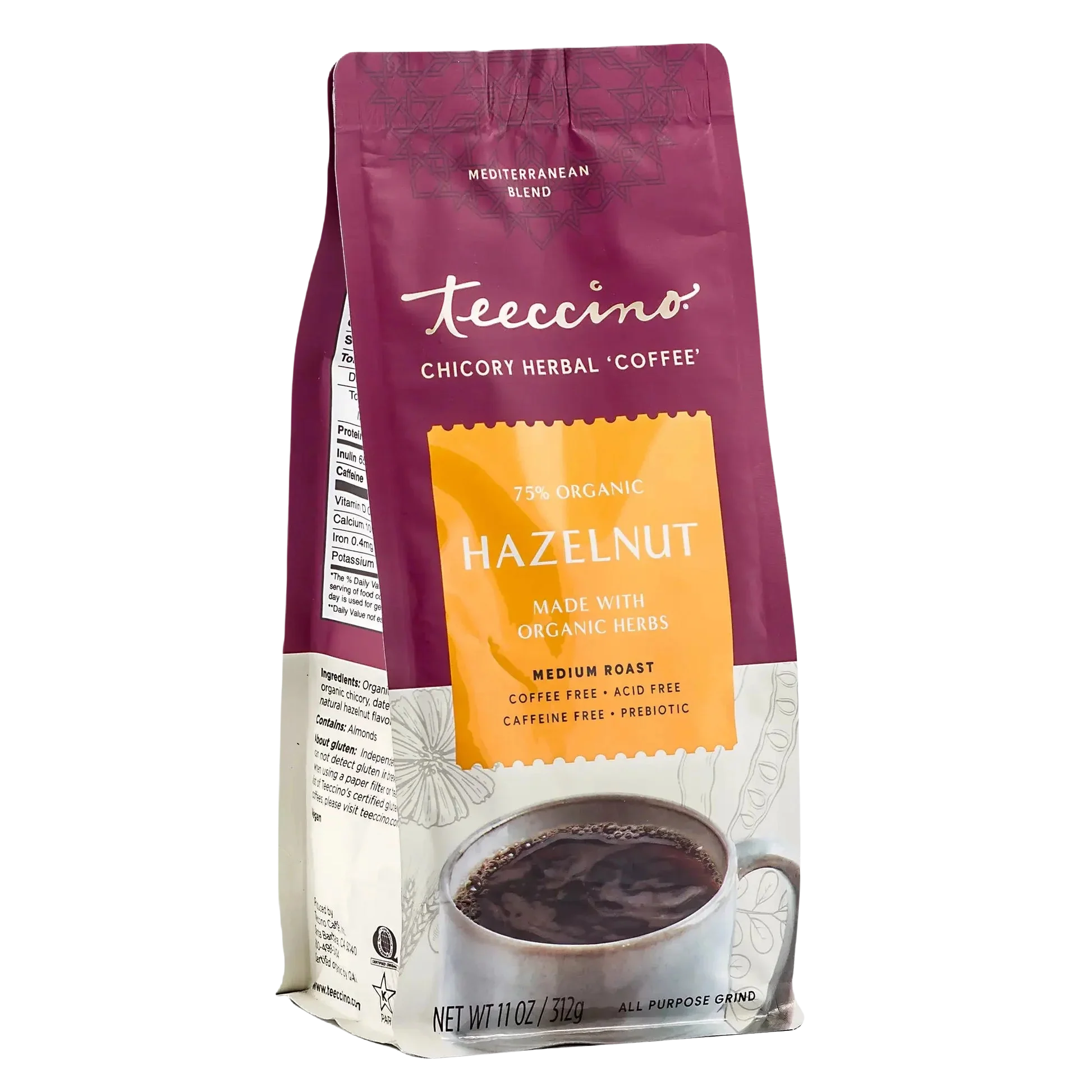 Hazelnut Chicory Herbal Coffee bag from Made Brave