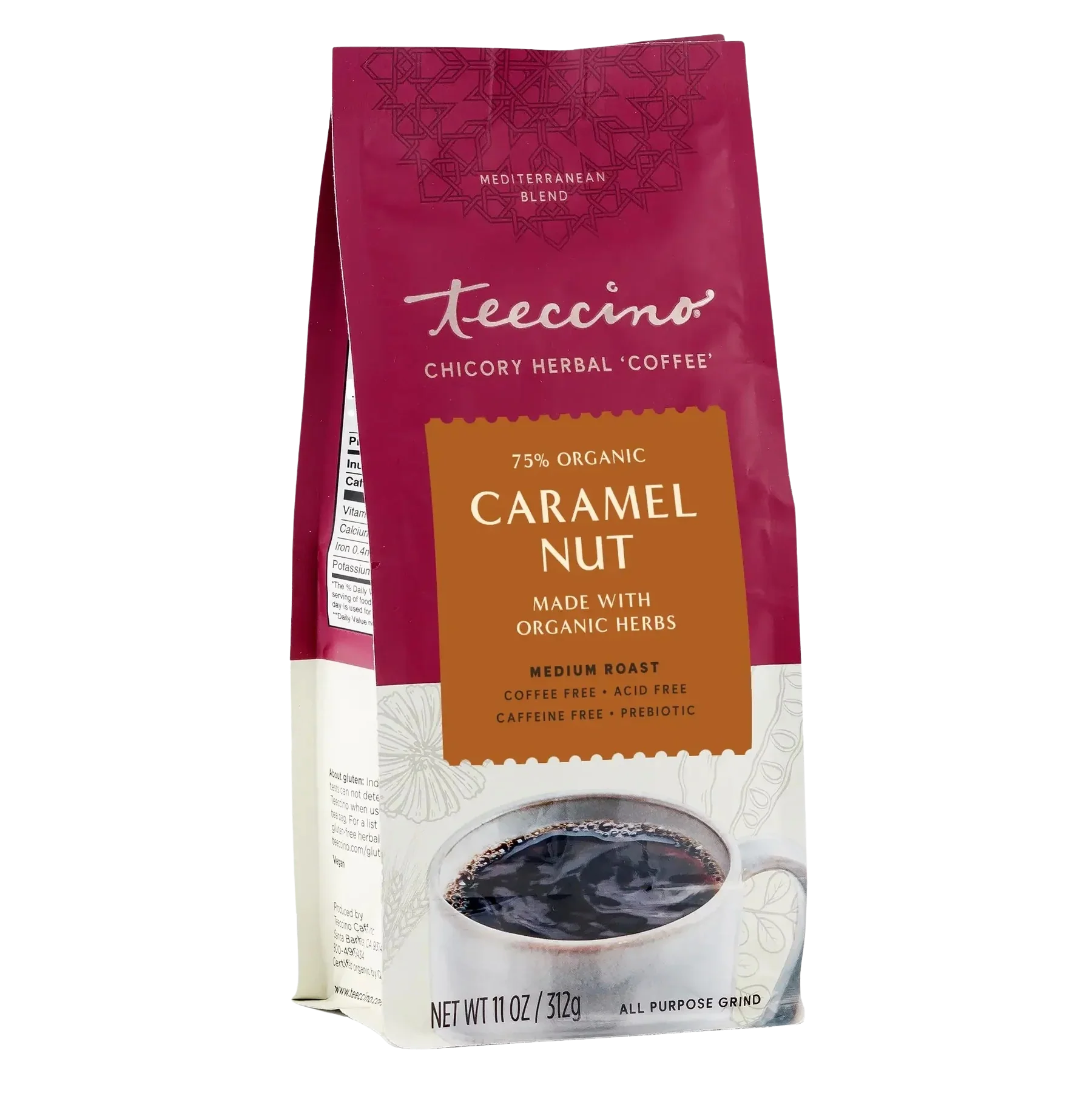 Caramel Nut Chicory Herbal Coffee bag from Made Brave