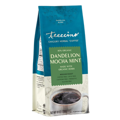 Dandelion Mocha Mint Herbal Coffee bag from Made Brave