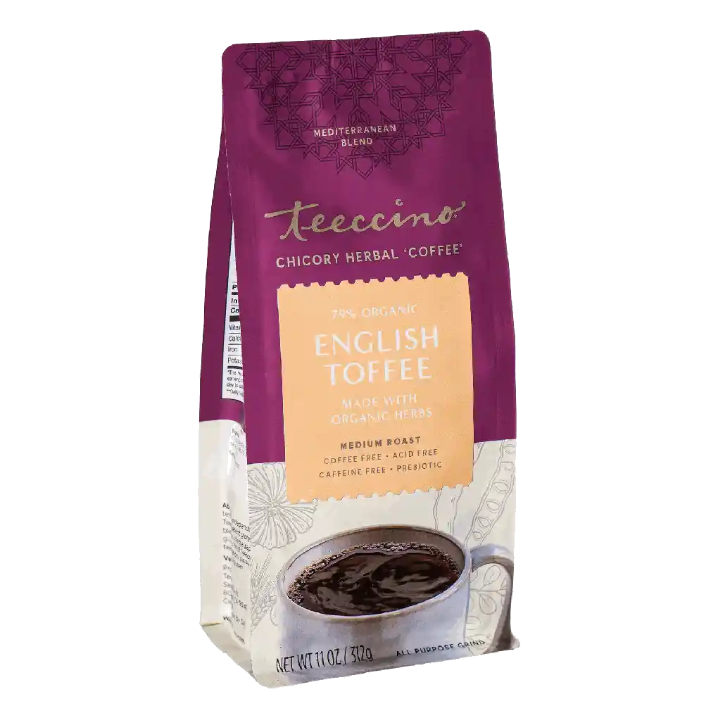 English Toffee Herbal Coffee bag from Made Brave