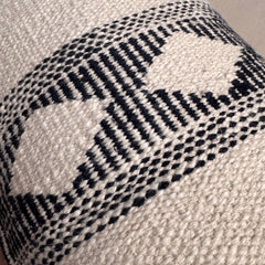 Close up of brass zipper closure on Made Brave Gemma lumbar pillow cover