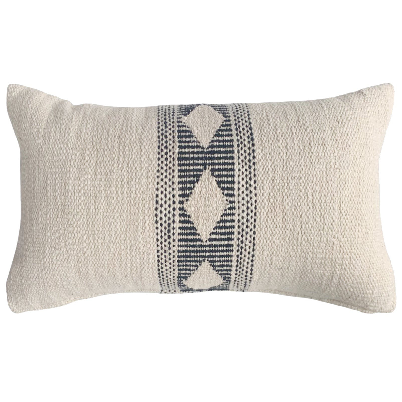 Gemma lumbar pillow cover in cotton made in India for Made Brave