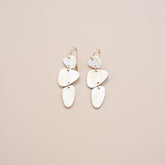 Stacked Stone Earrings