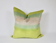 Sunset Velvet throw pillow with original monotype print from Made Brave
