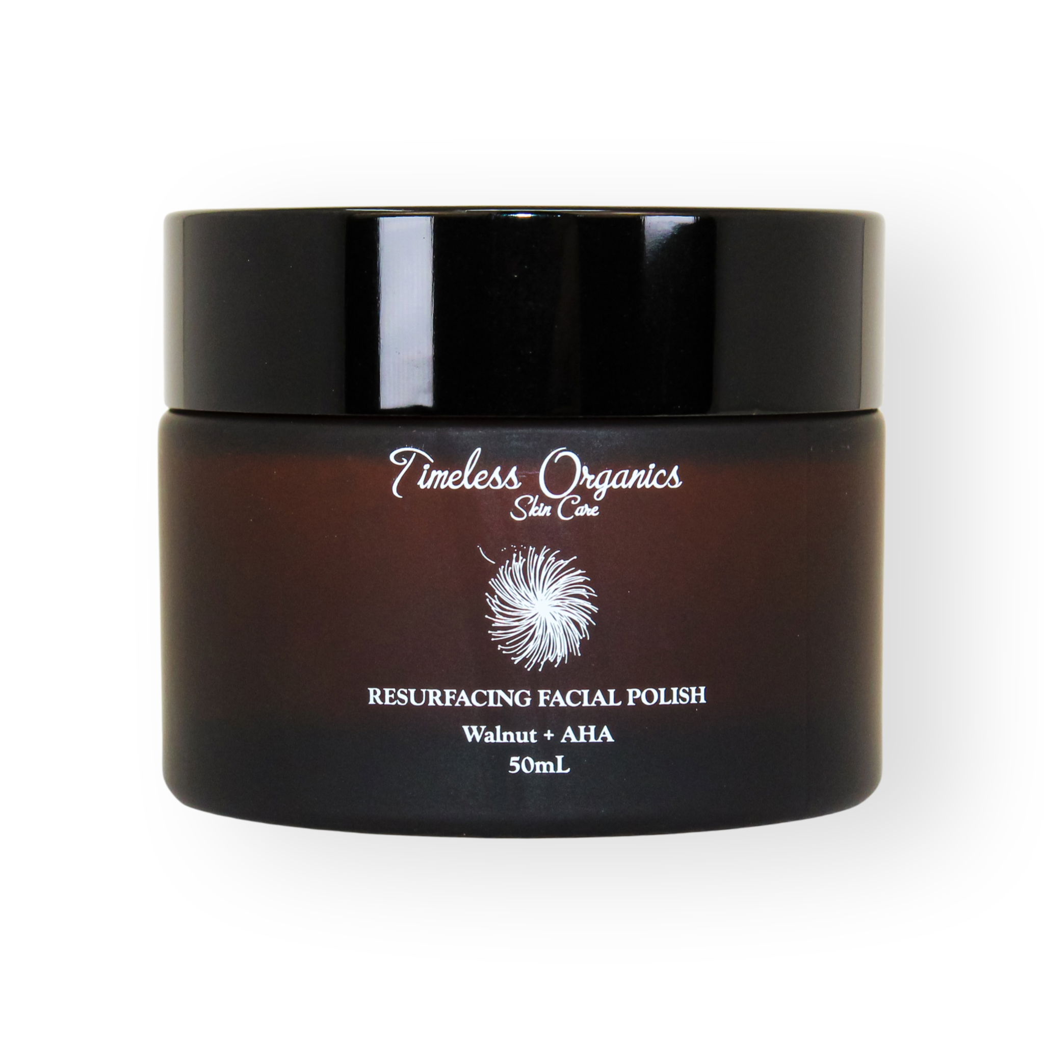 Resurfacing Facial Polish Walnut AHA jar by Made Brave
