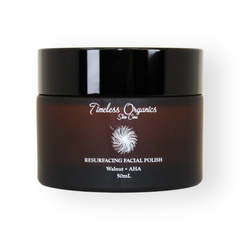 Resurfacing Facial Polish Walnut AHA jar by Made Brave