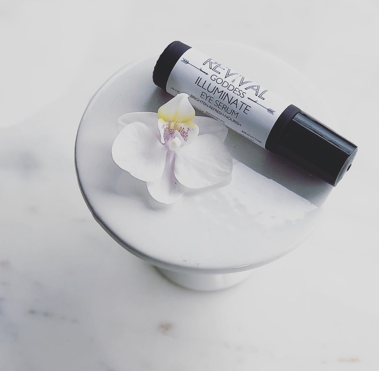 Goddess Illuminate Eye Serum bottle by Made Brave