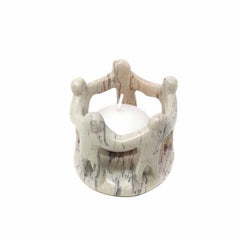 Soapstone Circle of Friends Sculpture carved by SMOLArt artisans Made Brave