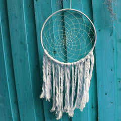 Large Sun Dreamcatcher handwoven from natural cane in Nepal Made Brave
