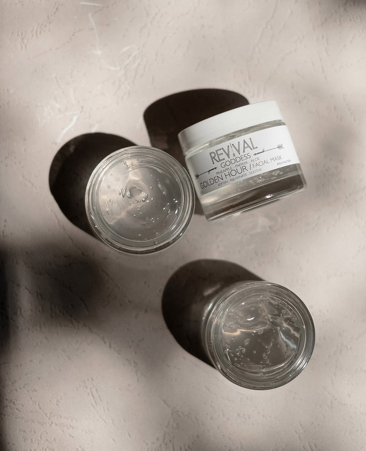 Goddess Golden Hour mask ingredients aloe pineapple papaya witch hazel