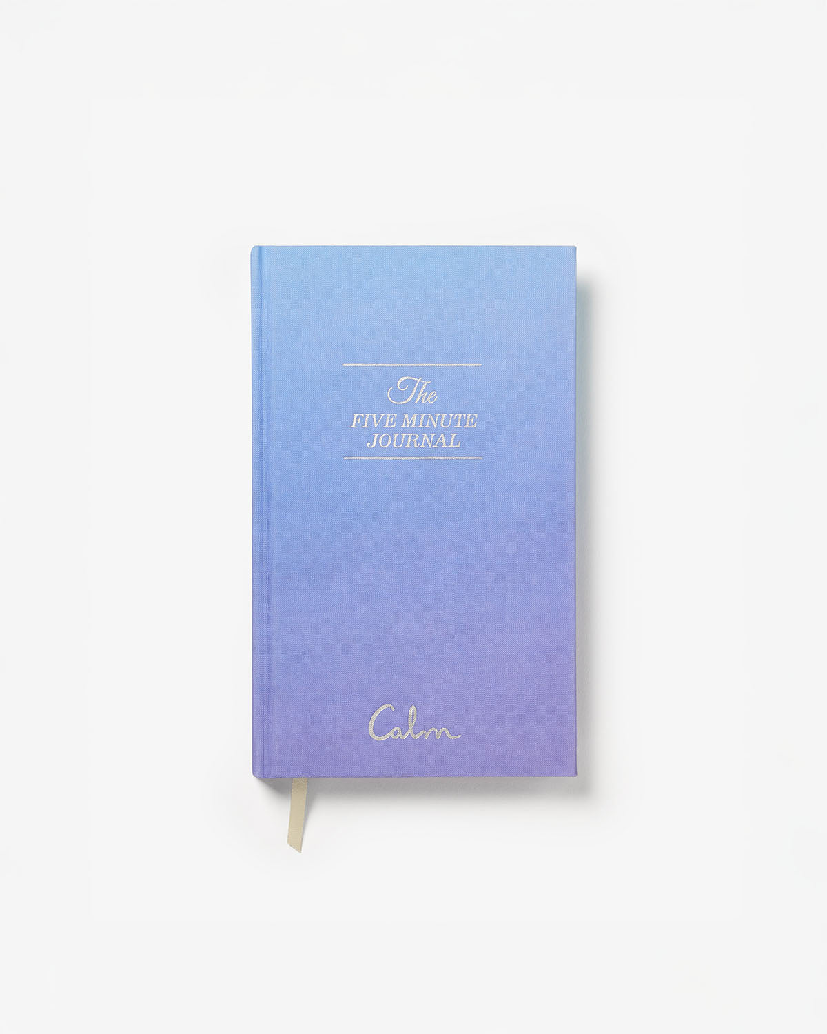 Calm x Five Minute Journal guided gratitude journal linen cover Made Brave