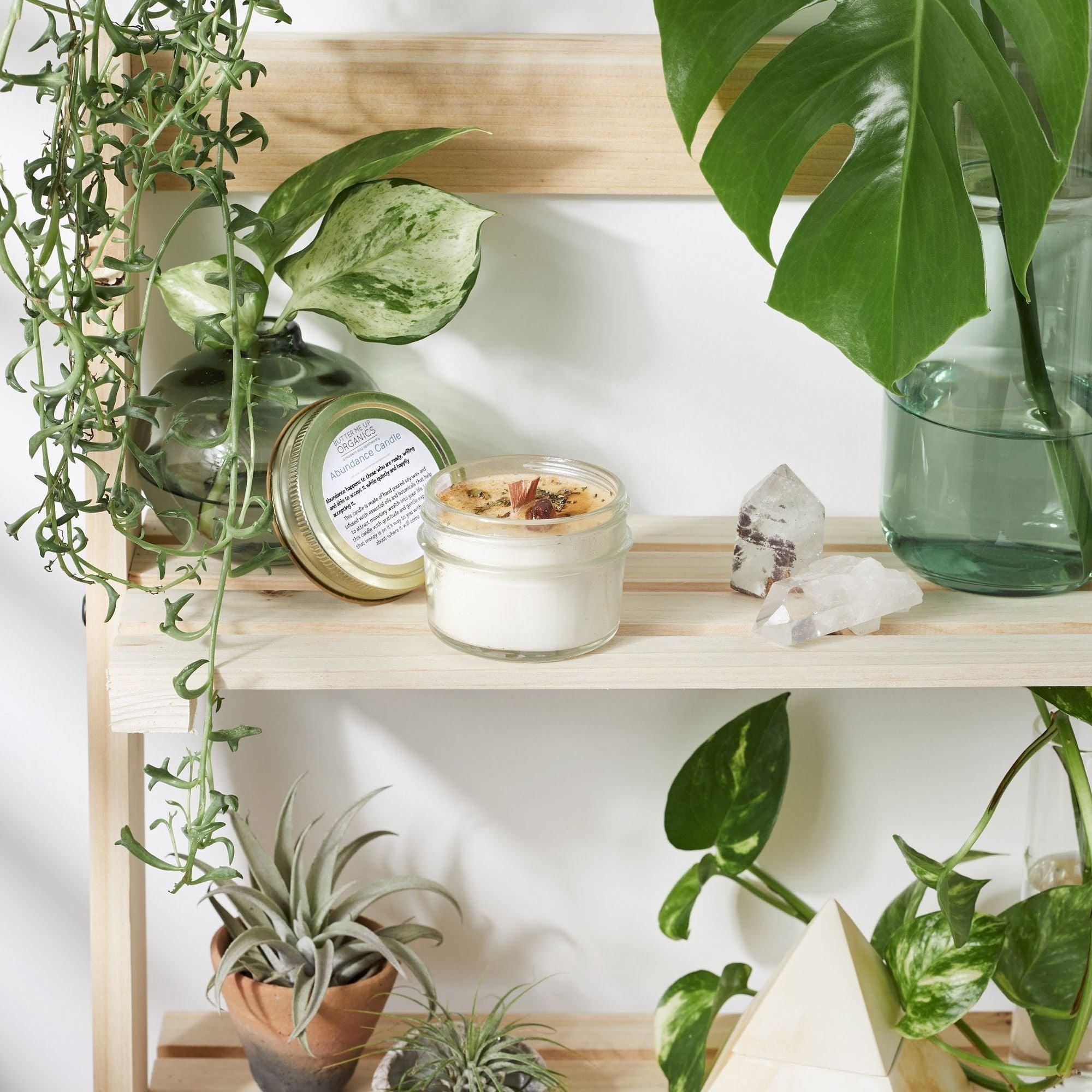 ethically sourced Hand Poured Abundance-Ritual-Intention Candle Life In Alignment