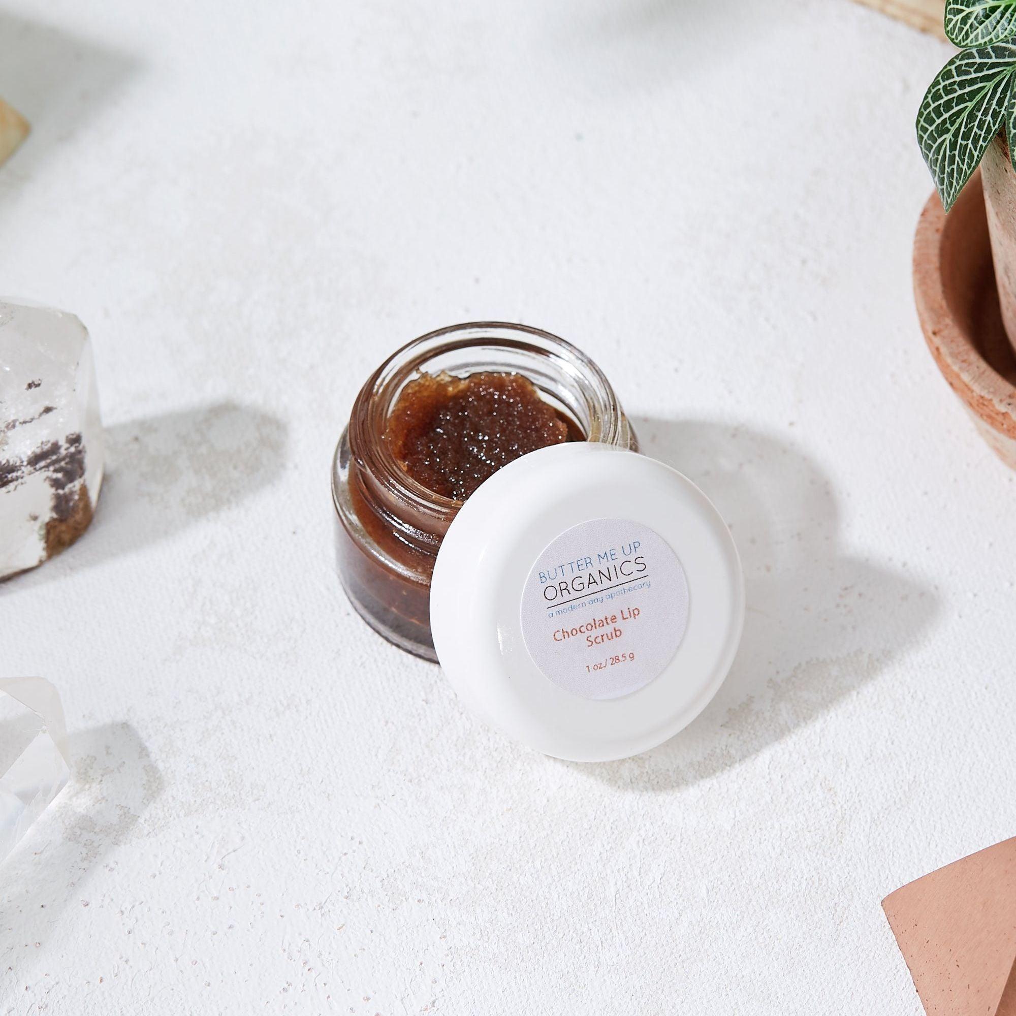 ethically sourced Organic Chocolate Lip Scrub Life In Alignment